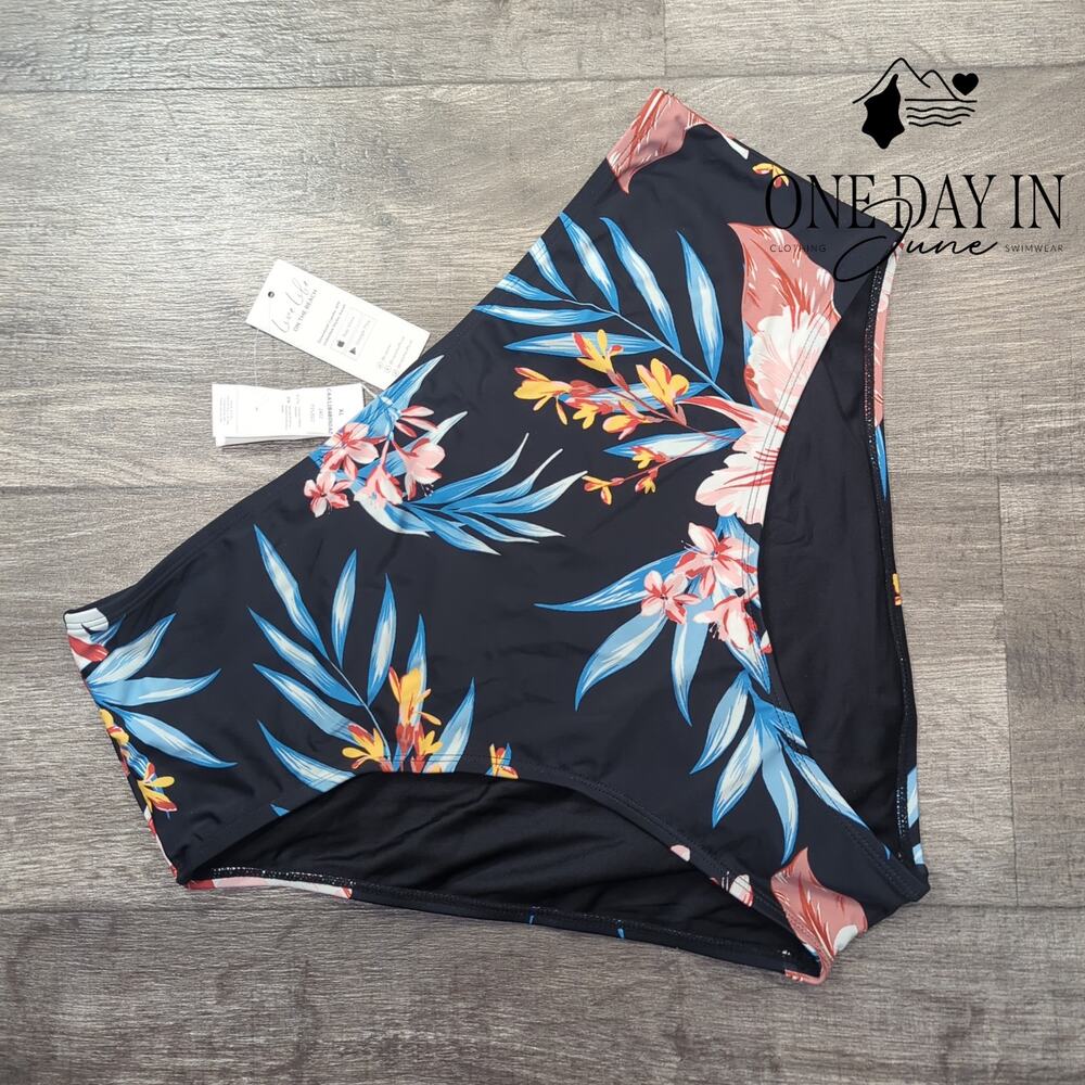 Cupshe Tropical High Waist Bikini Bottom Size XL